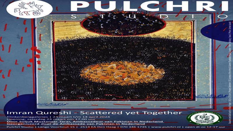 Pakistan Embassy In Netherlands Displays Imran Qureshi’s Work At Pulchri Studio